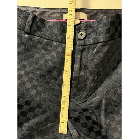 Banana Republic Hampton Fit Pants – Navy Size 8 – Checker Texture - Picture 8 of 11